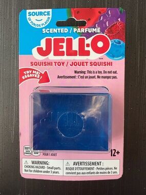 Scented Blue JELL-O Squish Toy